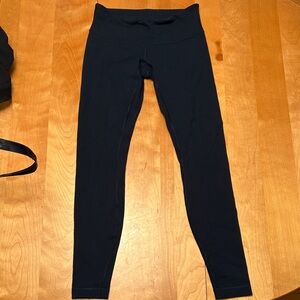 lululemon athletica Black Leggings 7/8 leggings
